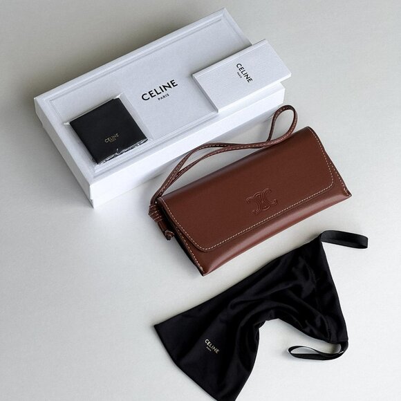 Celine TRIOMPHE Women Sunglasses Black Brown Gradient Butterfly CL40239F 01F - Picture 15 of 15